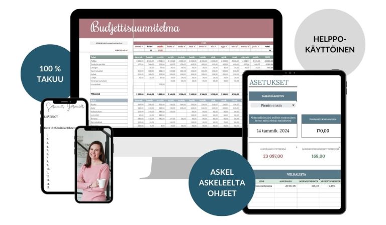 Budjetointityökalu oma talous